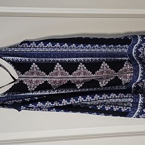 Aline geometric print dress
